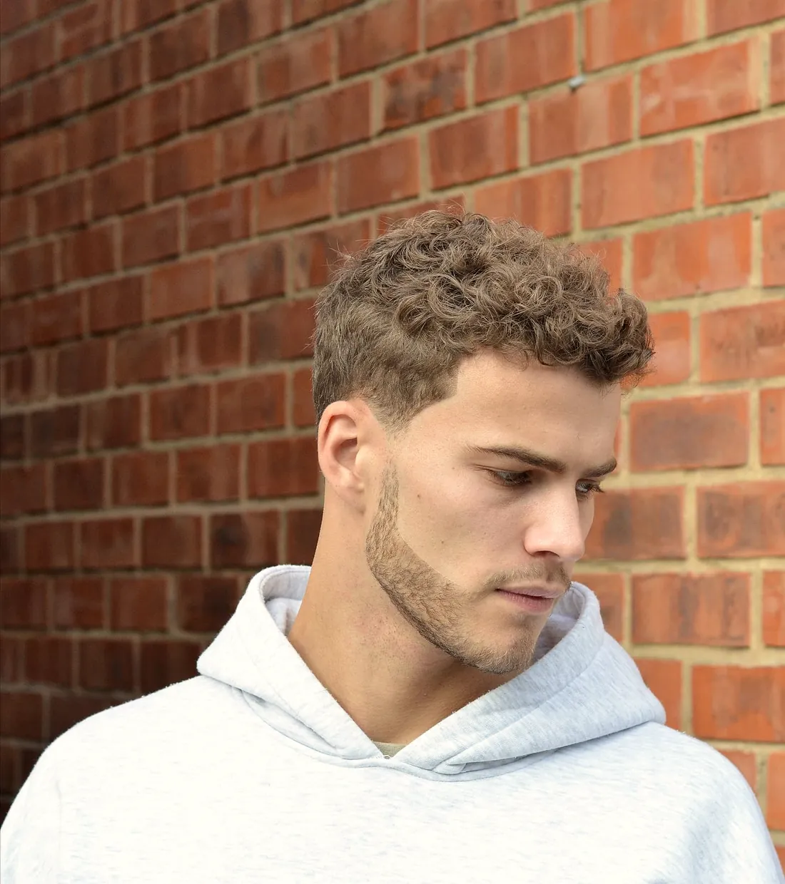 Curly top, scissor cut