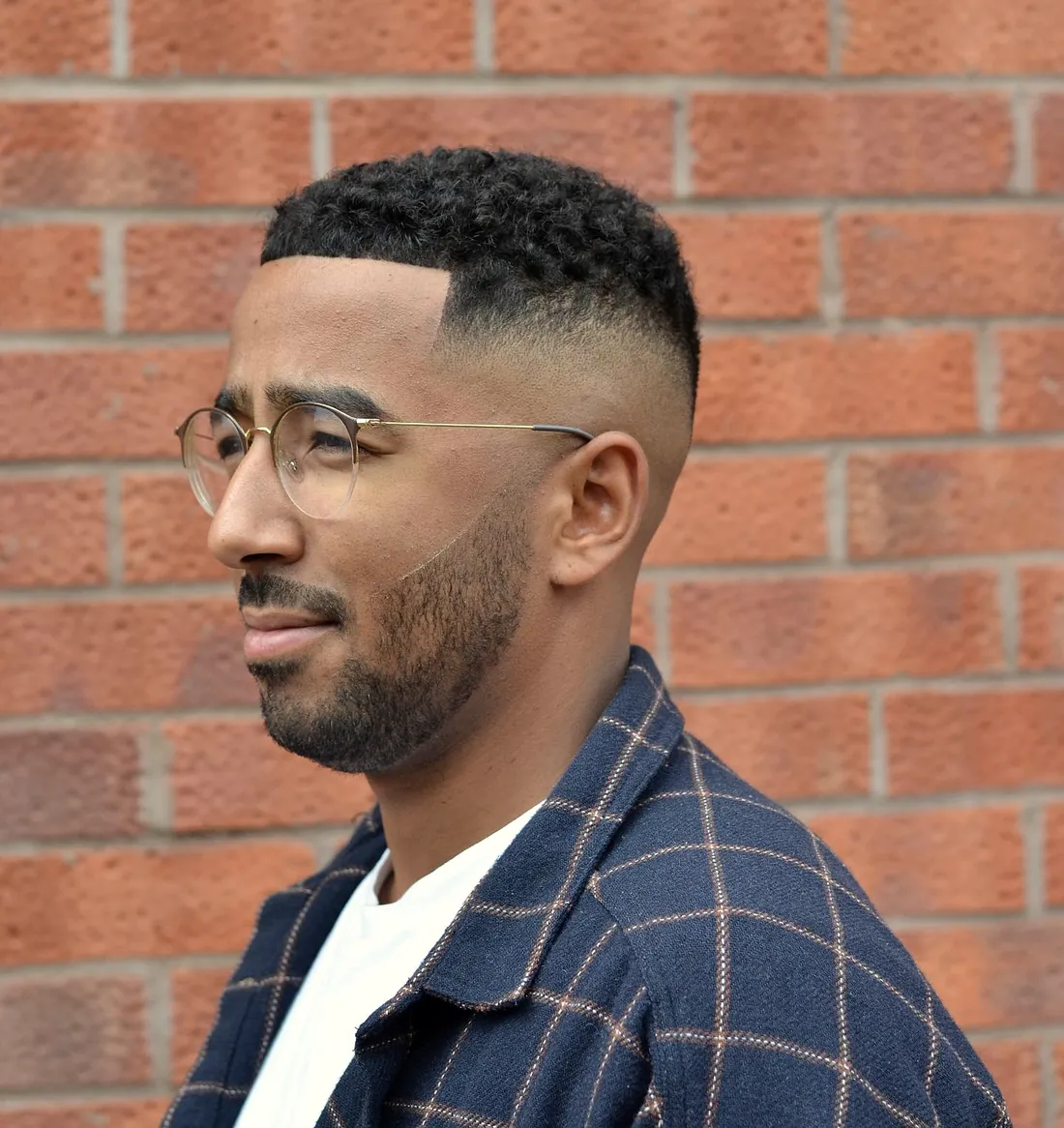 High skin fade & beard