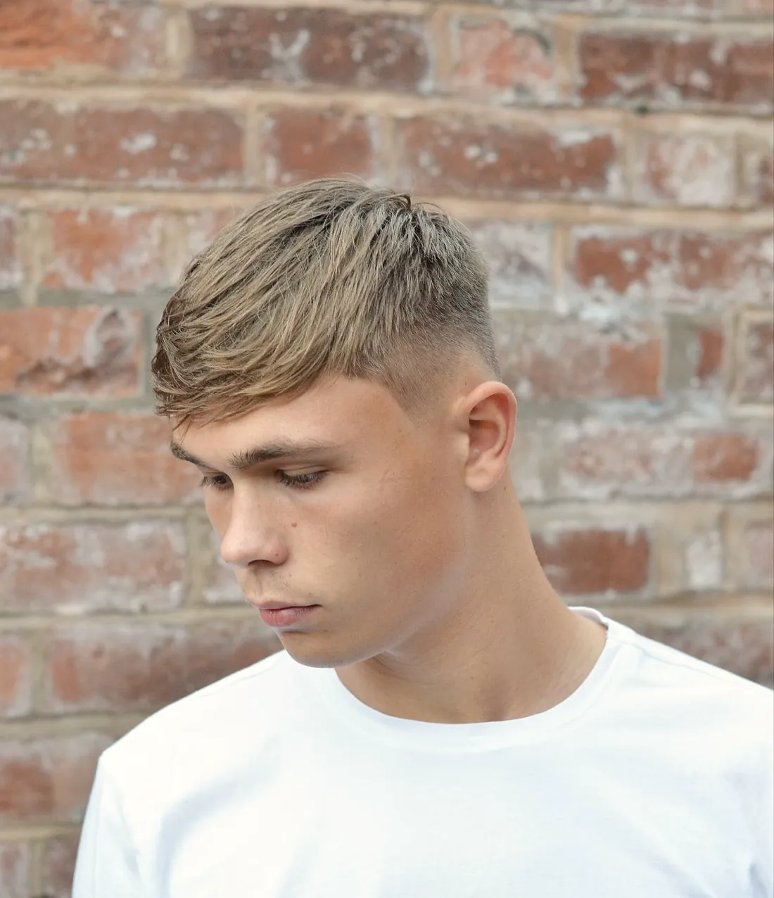 Textured crop & fade