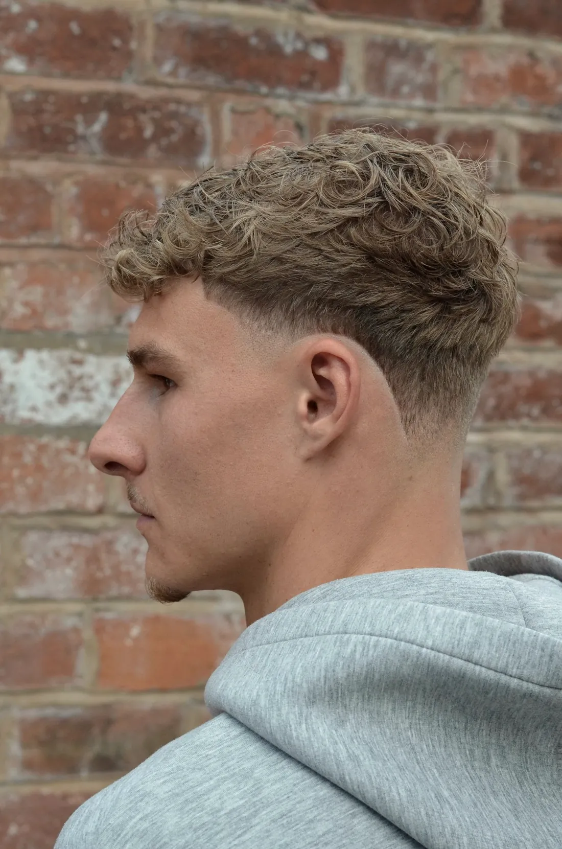Textured top, mid fade